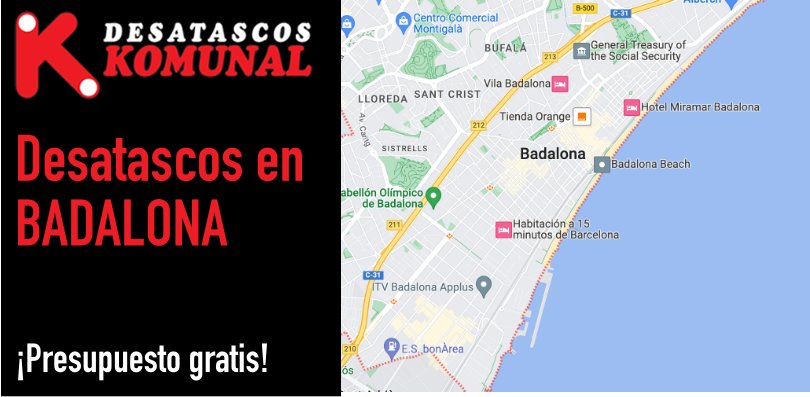 Komunal. Desatascos en Badalona